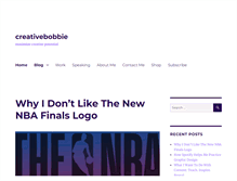 Tablet Screenshot of creativebobbie.com